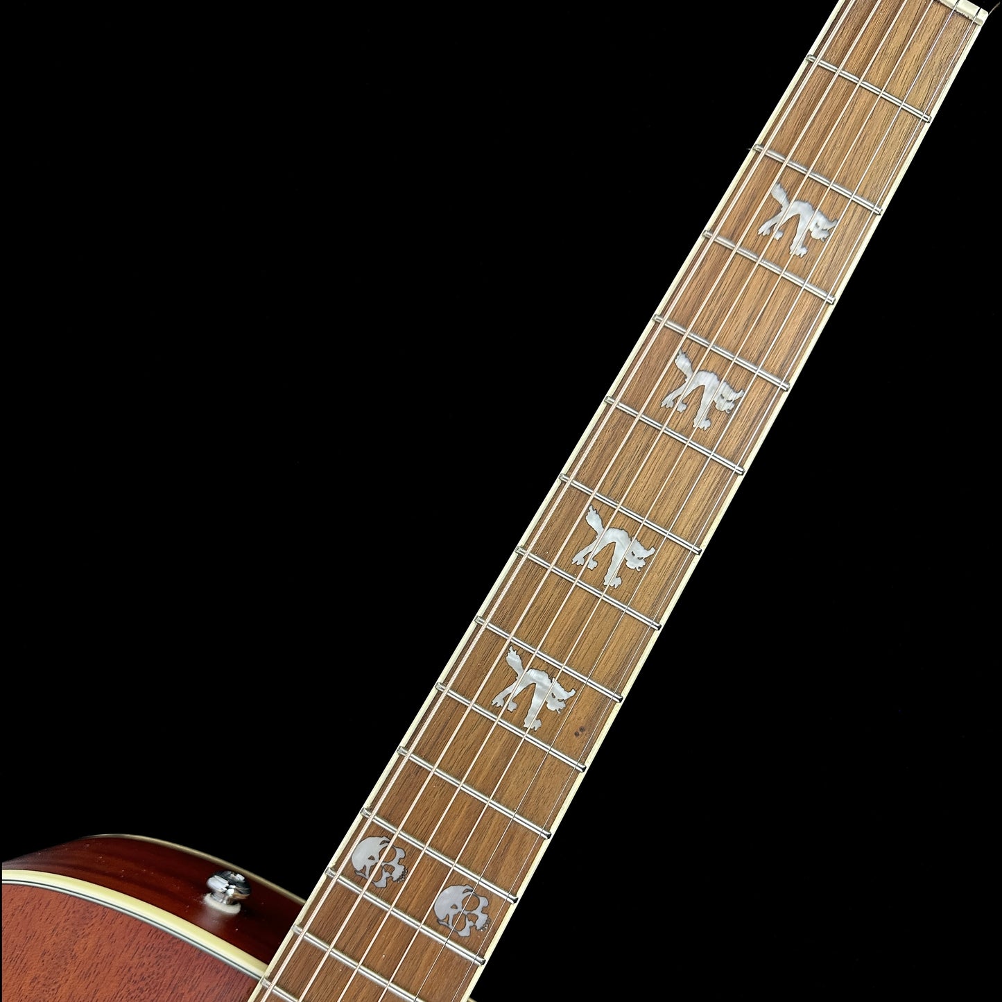 Fretboard of Used Fender Tim Armstrong Hellcat.