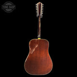Back of Vintage 1978 Guild D-212.