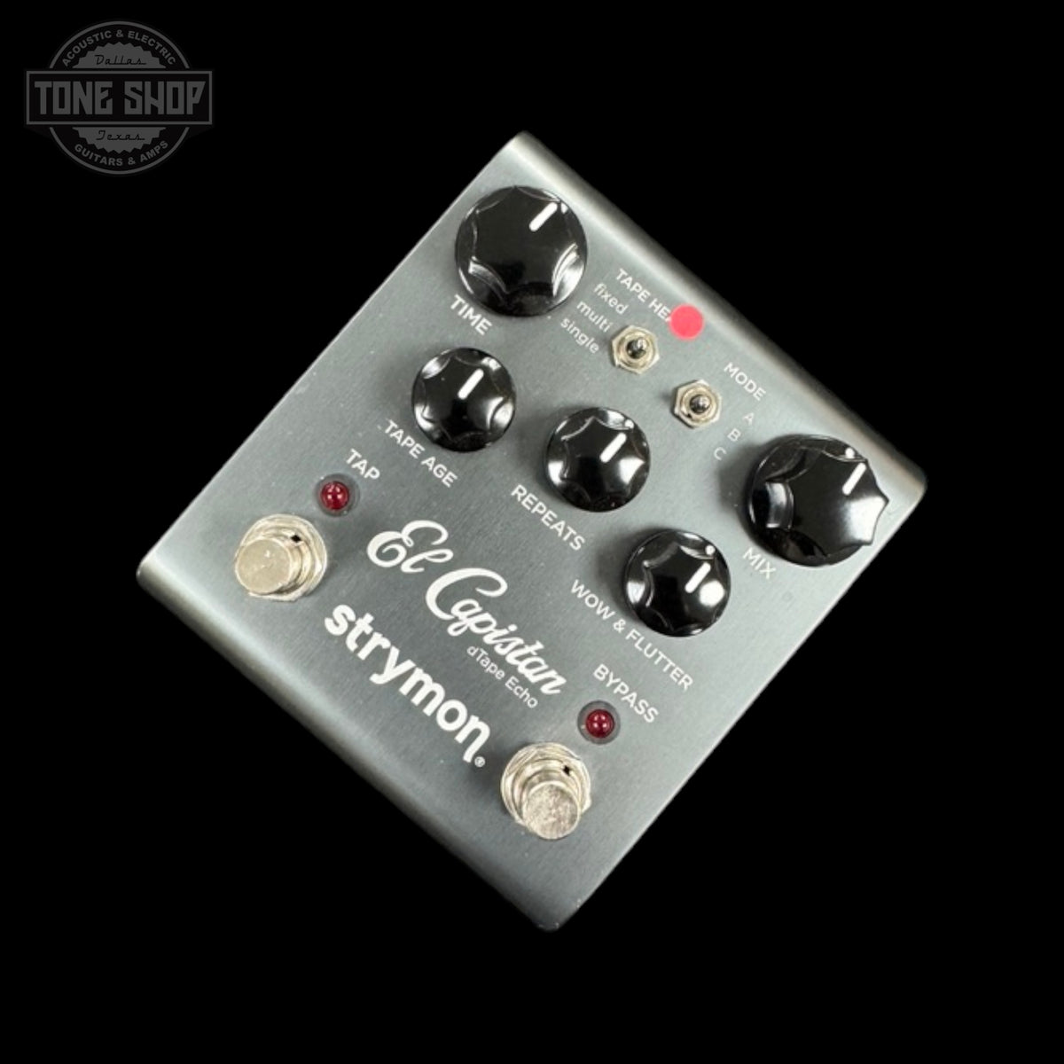 Top of Used Strymon El Capistan V1 Tape Echo.