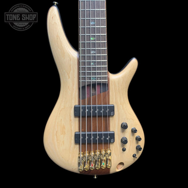 Front of Used 2018 Ibanez SR1306 Premium Natural.