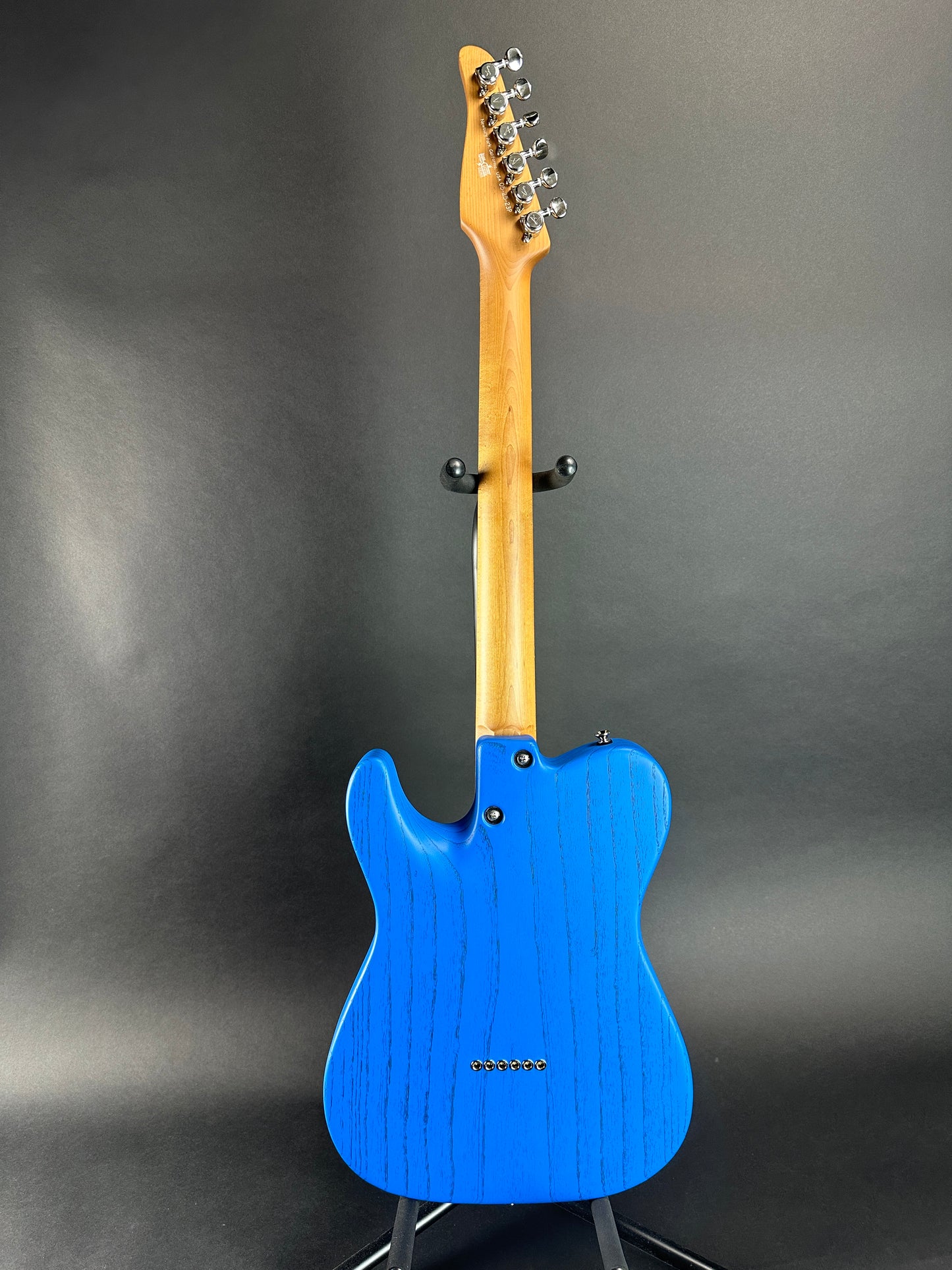 Full back of Used Tom Anderson T Icon Voodoo Blue.