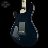 Back angle of PRS Select Wood Library McCarty Trem 10 Top Charcoal.