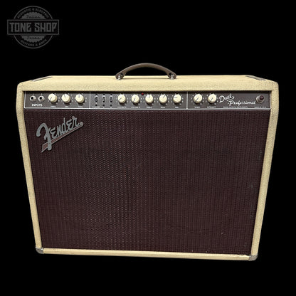 Front of Used Fender Dual Professional 2x12 Combo.