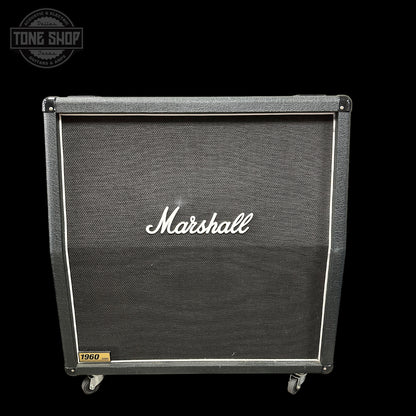 Marshall guitar amplifier cabinet with '1960' model number on a black background