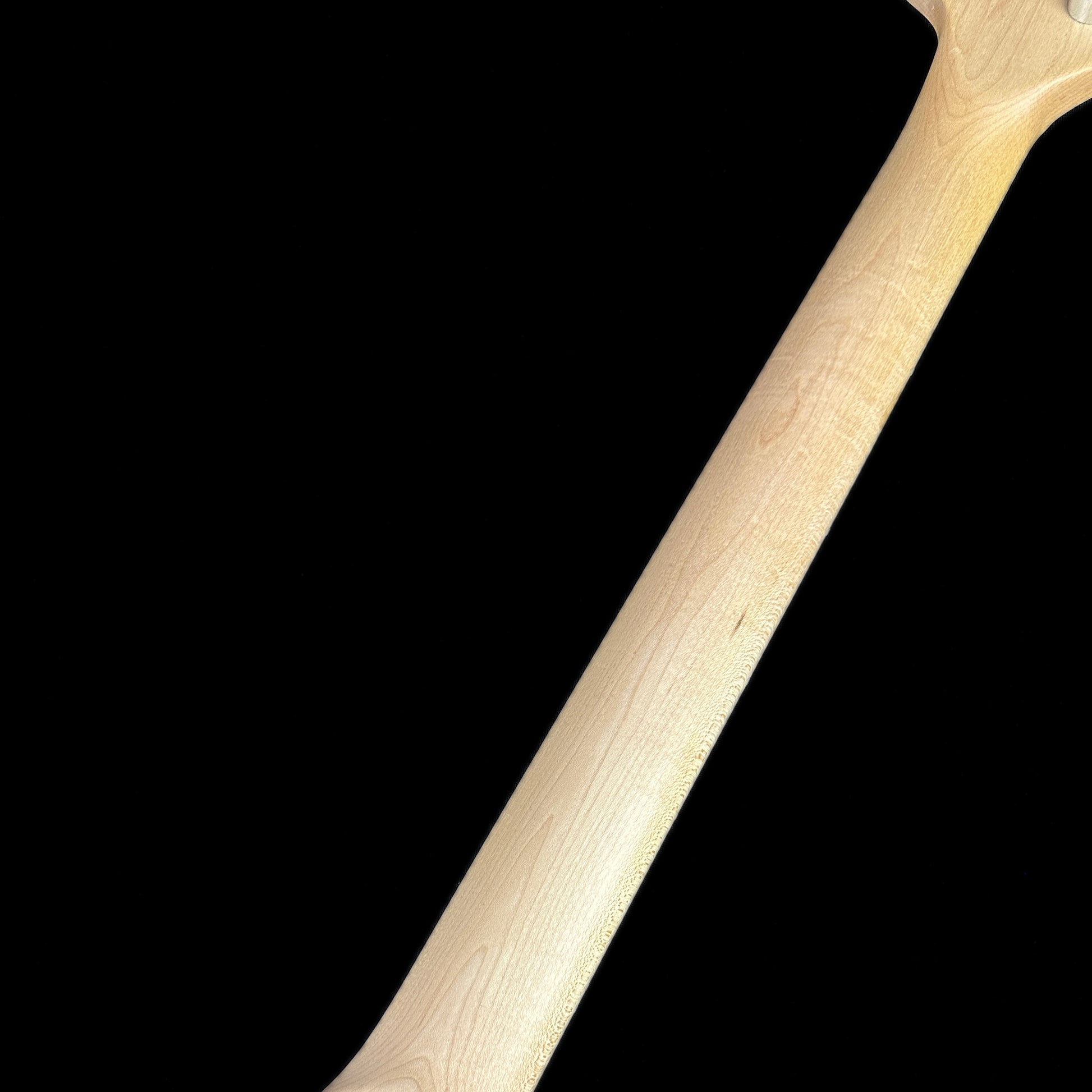 Back of neck of G&L USA Doheny Tobacco Sunburst.