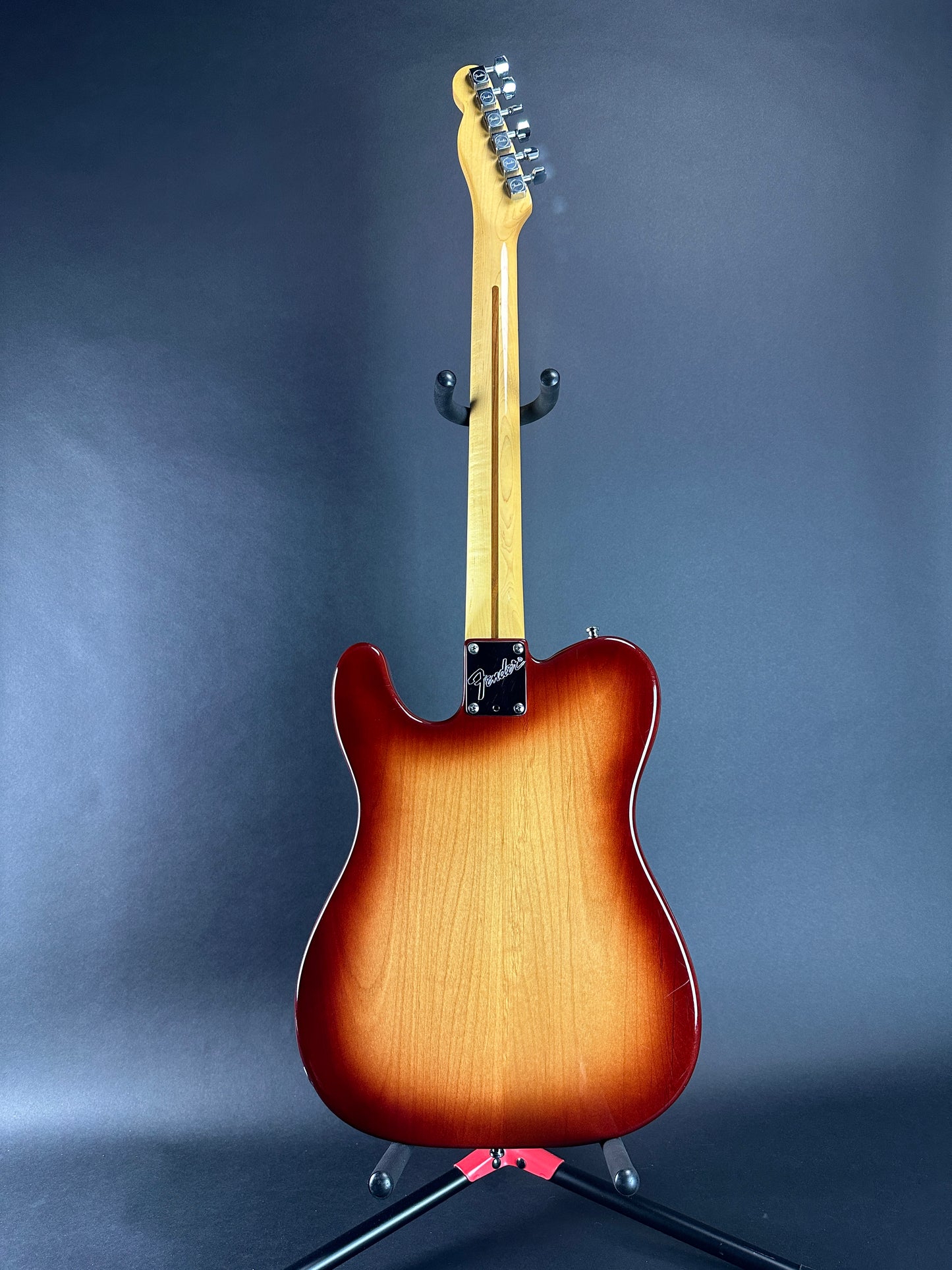 Full back of Used 1983 Fender Standard Telecaster Sunburst.