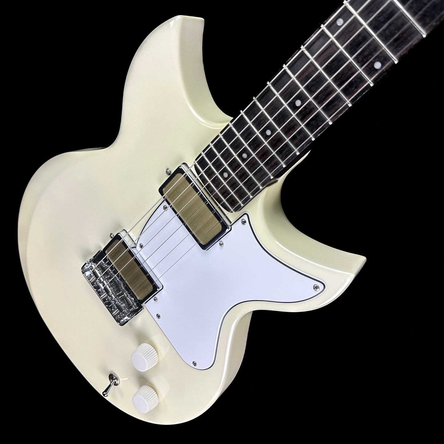 Front angle of Used Harmony Rebel White.