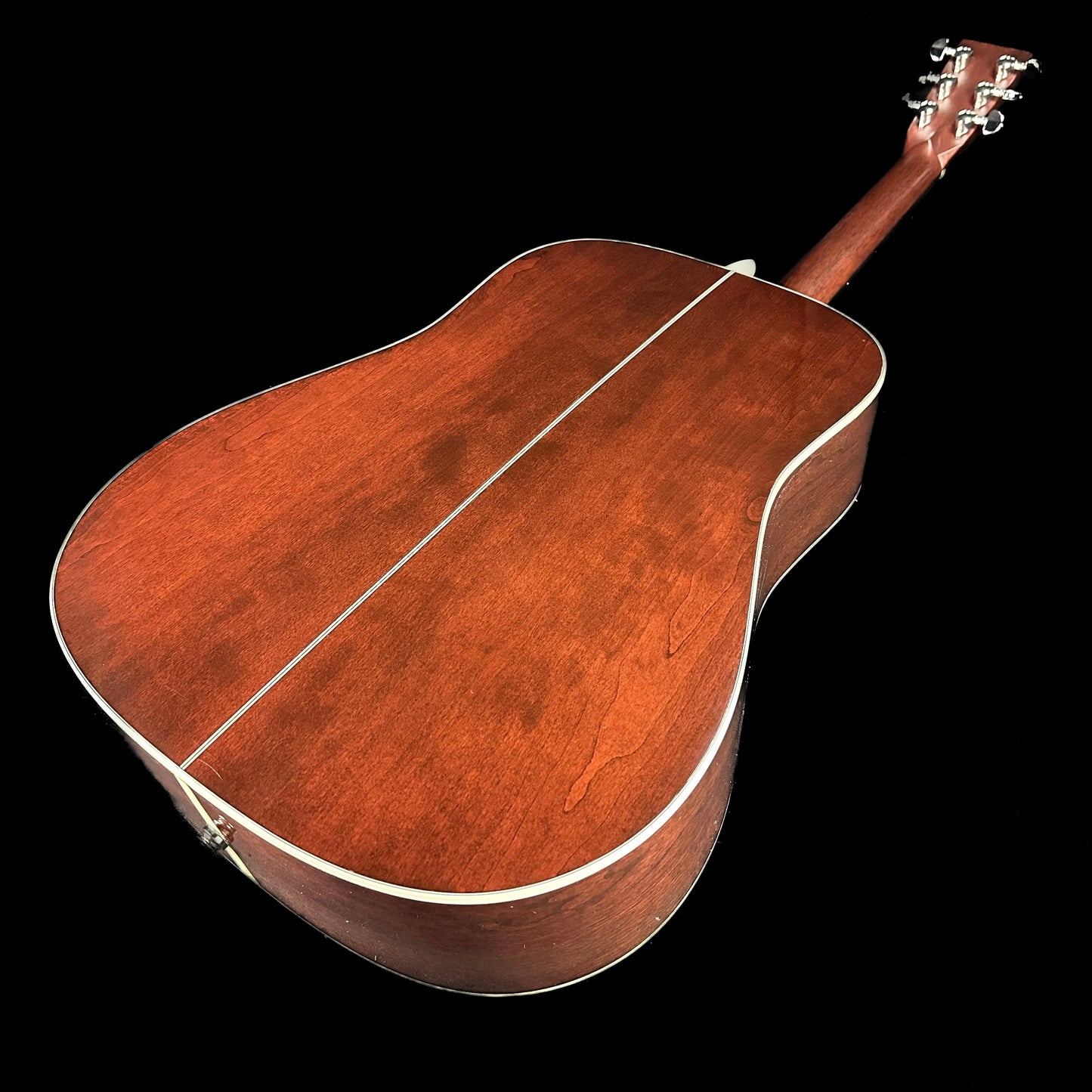 Back angle of Used 2010 Martin D Cherry