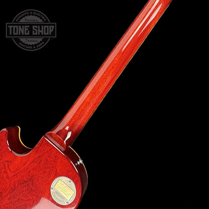Back of neck of Used 2018 Gibson Custom Shop Wildwood Spec 1960 Les Paul Standard Reissue Lemon Burst.