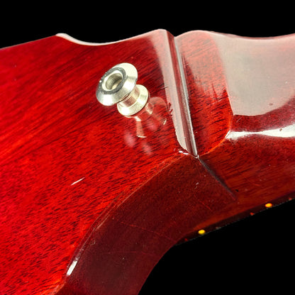 Back of neck joint of Vintage 1971 Gibson Flying V Medallion #145.