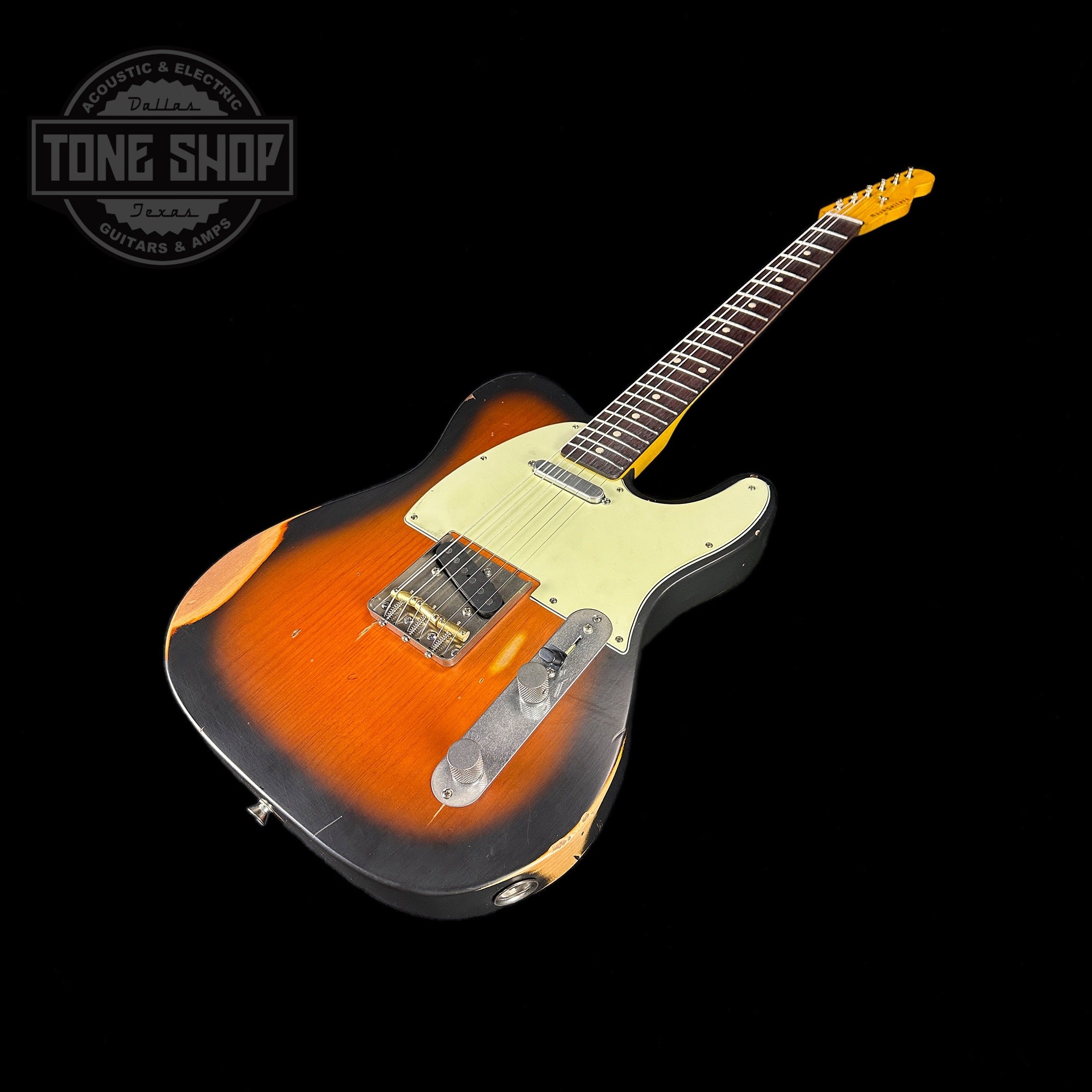 Nash T-63 2-Tone Sunburst Medium Aging Alder RW 3 Ply Mint w/case