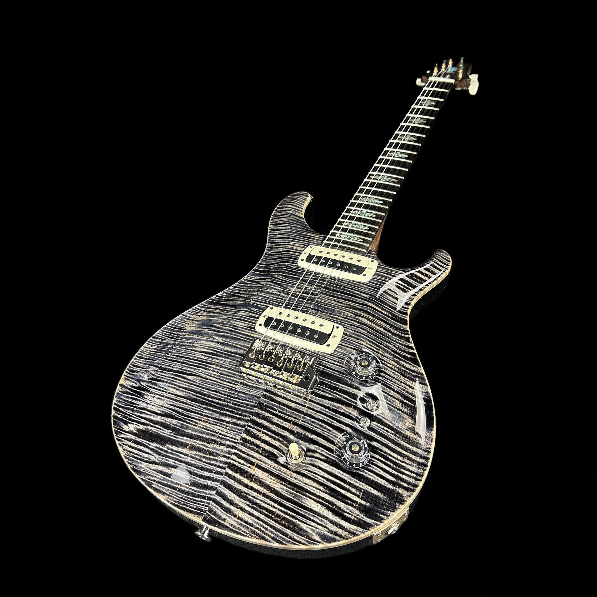 Front angle of PRS Private Stock John McLaughlin Limited Edition.