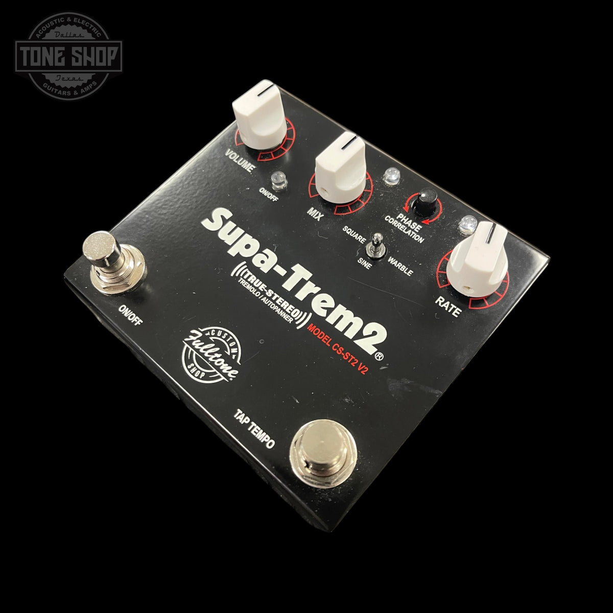 Top of Used Fulltone Custom Shop Supa-Trem2 Tremolo TSS7729.