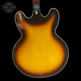 Back of body of Used 2024 Epiphone Sheridan Sunburst TSS7736.