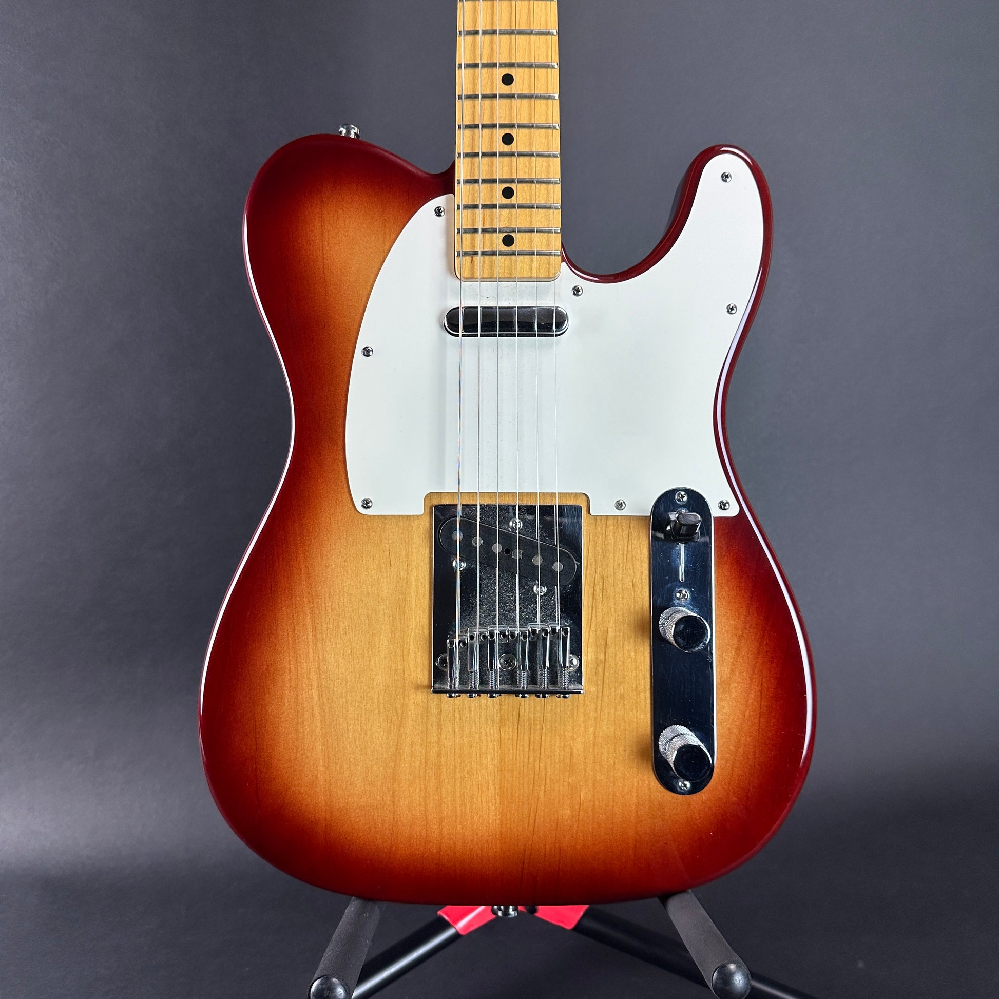 Front of Used 1983 Fender Standard Telecaster Sunburst.