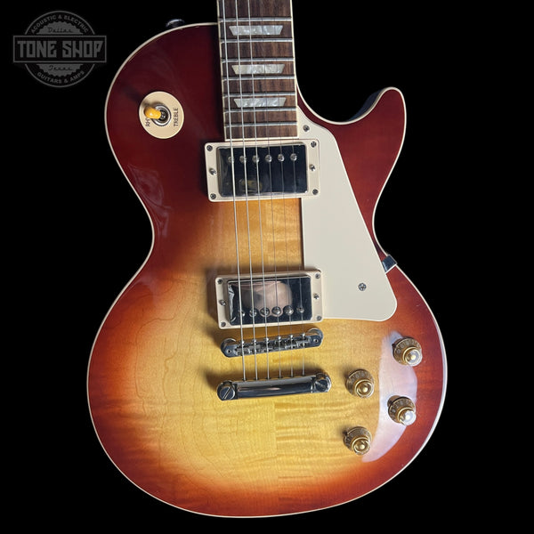 Front of Used 2021 Gibson Les Paul 50's Vintage Sunburst.