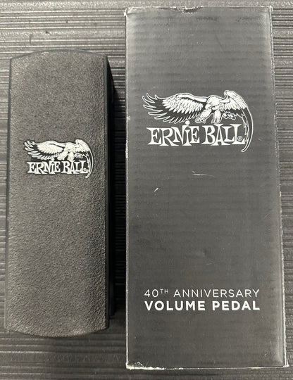 Top with box of Used Ernie Ball VP 40th Anniversary Volume Pedal TSS4054
