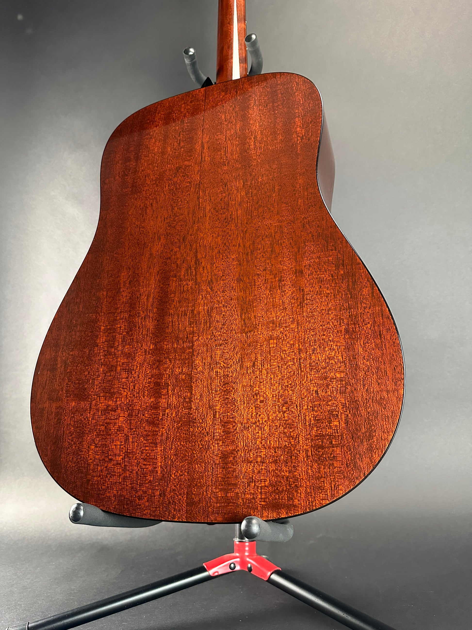 Back angle of Used 2005 Collings CW Mh A Natural.