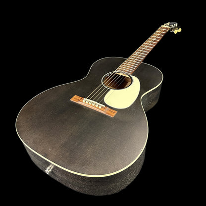 Front angle of Used Martin 00L-17 Black Smoke.