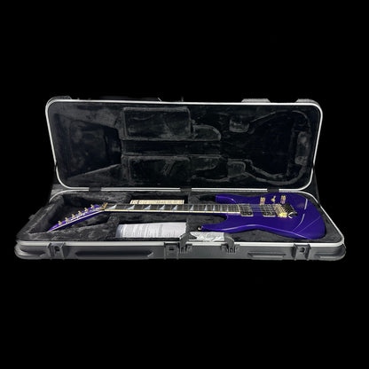 Jackson Custom Shop SL 2H Floyd Rose Purple Metallic in case.