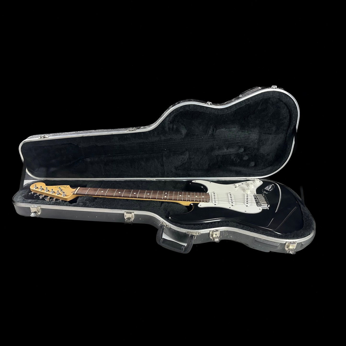 Used Fender American Standard Stratocaster Black w/case TSU15171
