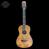 Full frontal of Used Washburn WP55NS-D Koa Parlor Guitar TSS7077.