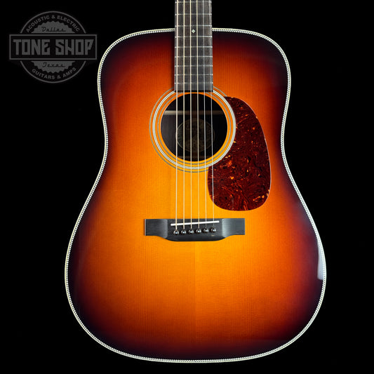 Front of Collings D2HA Sunburst Adirondack/EIR.