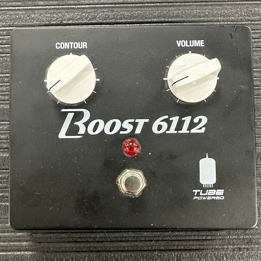 Top of Used Elfring Amps Boost 6112 Tube Powered Clean Boost Pedal w/12 Volt AC Power Supply TSS4012