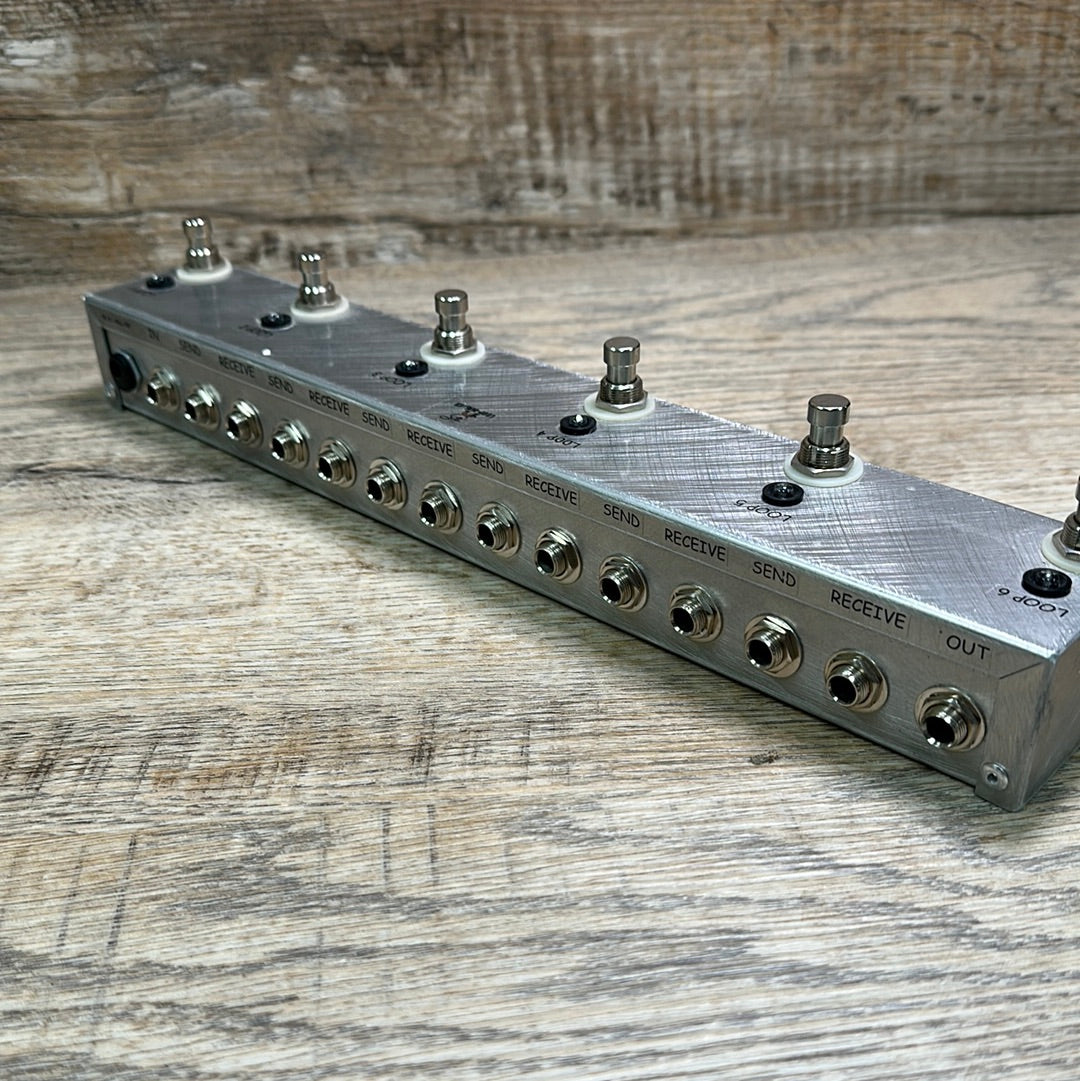 Back angle of Used Loop-Master 6 Loop Switcher.