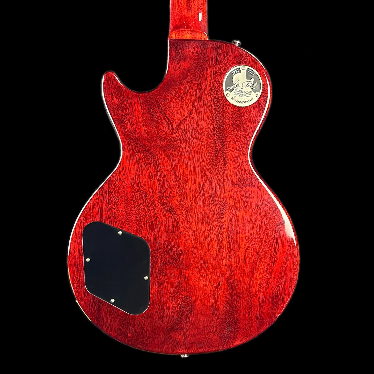 Back of body of Used Gibson Custom Shop R9 1959 Les Paul Reissue Cherry.