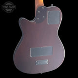 Back of body of Used Godin A6 Ultra Sunburst.