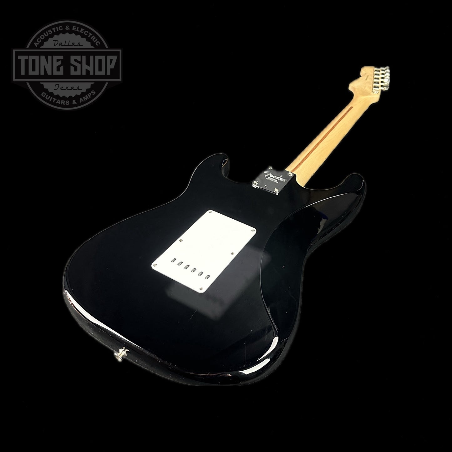 Back angle of Used Fender Eric Clapton "Blackie" Strat.
