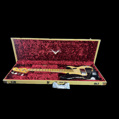 Used Fender Custom Shop '58 Precision Bass Heavy Relic Black in case.
