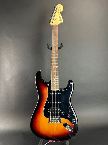 Full front of Used 2009 Fender American Special HSS Strat Sunburst.