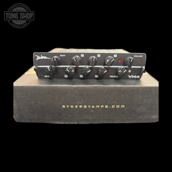 Front of Used Synergy Diezel VH-4 Preamp Module on box.