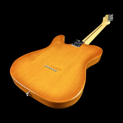 Back angle of Used Fender American Performer Telecaster Honeyburst.