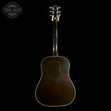 Full back of Gibson Custom Made 2 Measure J-45 Standard Long Scale Vintage Sunburst.