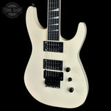 Front angle of Used Jackson Custom Shop TSG SL2H Illuminati Vanilla Shake.