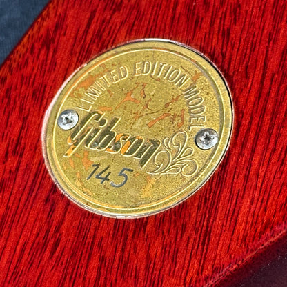 Medallion of Vintage 1971 Gibson Flying V Medallion #145.