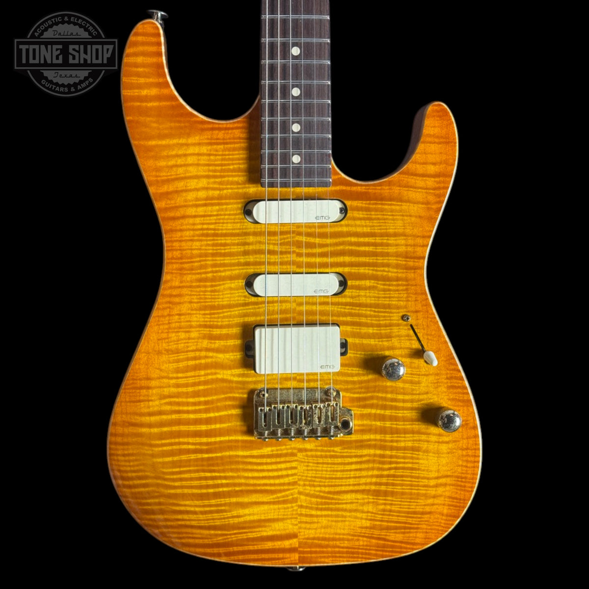 Front of Used 2022 Suhr Standard 01-LTD-0017 Burst.