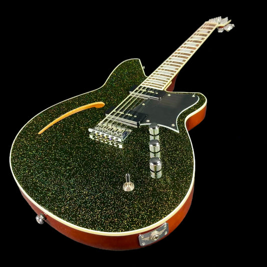 Front angle of Reverend Tone Shop Exclusive Airwave 12 Rainbow Sparkle RW.