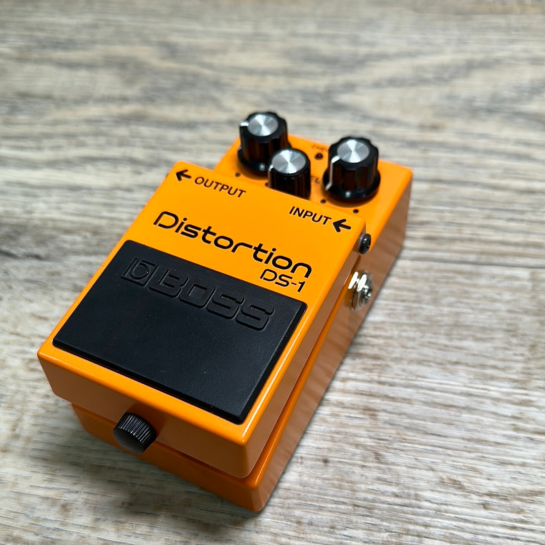 Front angle of Used Boss DS-1 Distortion.