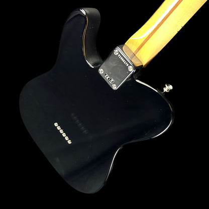 Back angle of Used 2019 Fender FSR Thin Skin Telecaster Black.