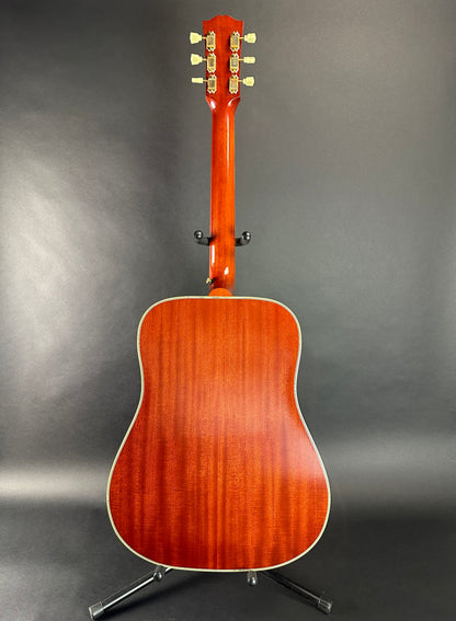 Full back of Used 2022 Gibson 1960 Hummingbird Cherry Sunburst.