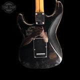 Back of body of Used 2022 Fender MIJ Hybrid Stratocaster II.