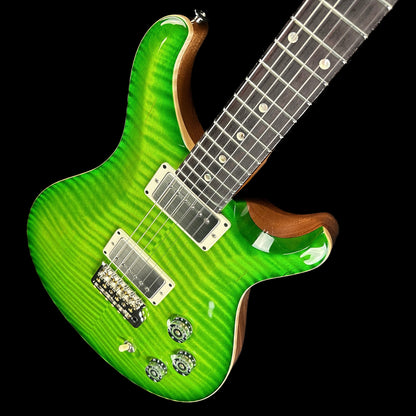 Front angle of PRS Paul Reed Smith DGT David Grissom Trem Eriza Verde Moons.