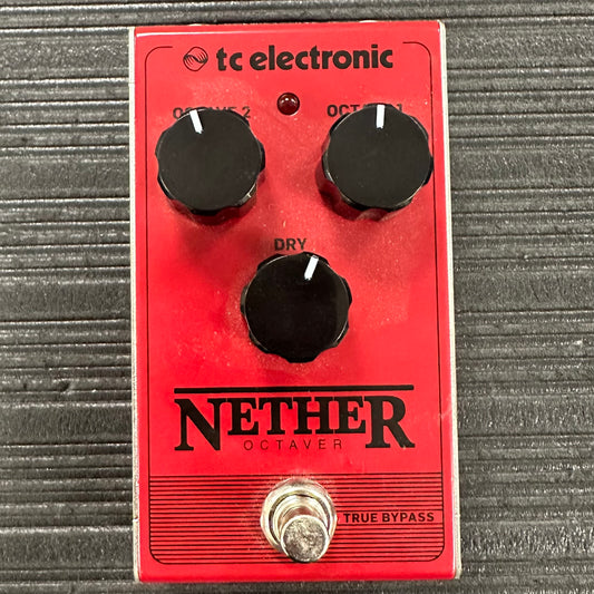 Top of Used TC Electronics Nether Octave Pedal TSS4019