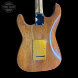 Back of body of Used Partscaster Mahogany body/WD Neck TSS7456.