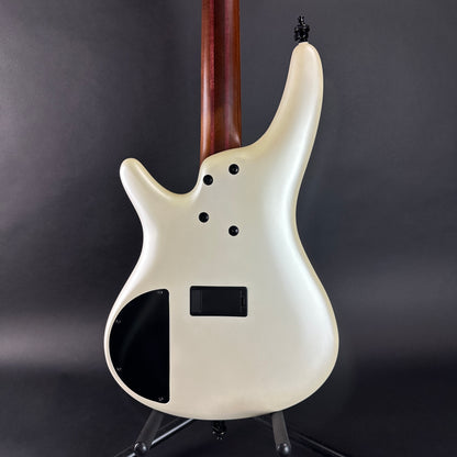Back of Used Ibanez SR1100B Bass Pearl White.