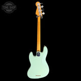 Back of Used 2001 Fender Mark Hoppus Artist Jazz Bass Daphne Blue TSS7698.